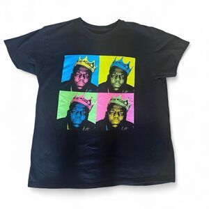 XL Notorious BIG T shirt‎ Black EUC Biggie Smalls 90s y2k